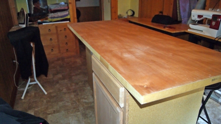 one side of table-to-be